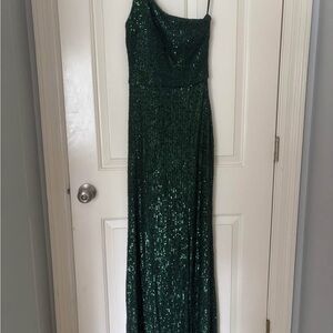 Xscape Forest Green Dress
